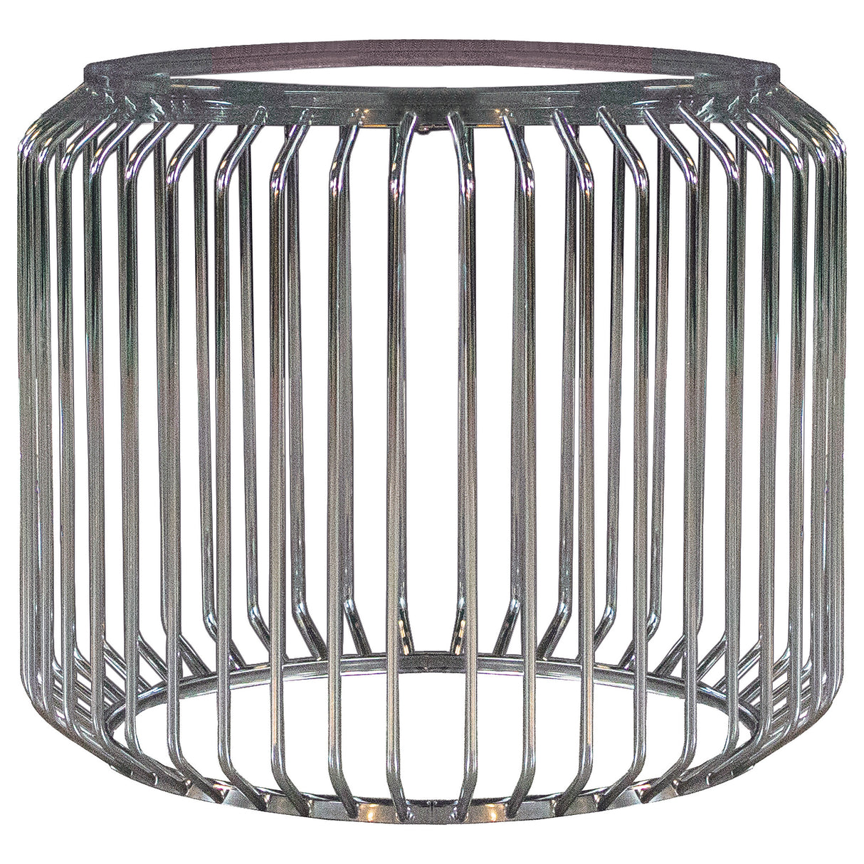 Furniture City Houma - Coaster - Veena Round Metal Dining Table Base Chrome - 193430
