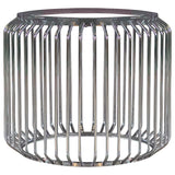 Furniture City Houma - Coaster - Veena Round Metal Dining Table Base Chrome - 193430