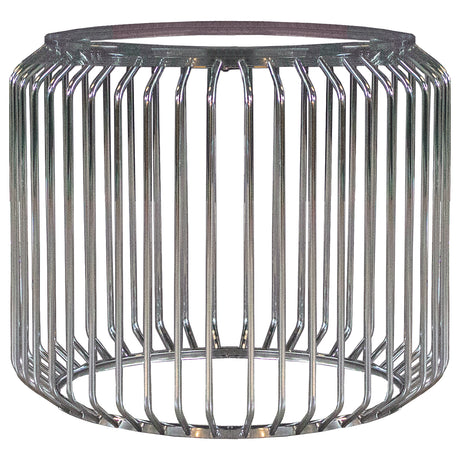 Furniture City Houma - Coaster - Veena Round Metal Dining Table Base Chrome - 193430