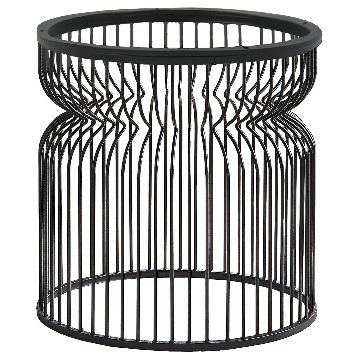 Furniture City Houma - Coaster - Granvia Round Metal Dining Table Base Gunmetal - 193511
