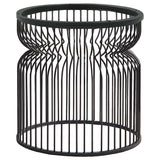 Furniture City Houma - Coaster - Granvia Round Metal Dining Table Base Gunmetal - 193511