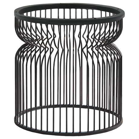 Furniture City Houma - Coaster - Granvia Round Metal Dining Table Base Gunmetal - 193511