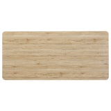 Altus 80-inch Composite Wood Dining Table Natural Oak