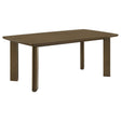 Furniture City Houma - Coaster - Ottowa 71-inch Rectangular Wood Dining Table Brown - 193661