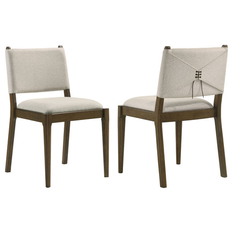 Furniture City Houma - Coaster - Ottowa Upholstered Dining Side Chair Brown (Set of 2) - 193662