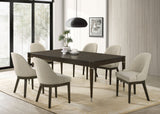 Furniture City Houma - Coaster - Reseda 7-piece Rectangular Dining Set Ash Brown - 193671-S7