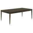 Furniture City Houma - Coaster - Reseda 81-inch Extension Leaf Dining Table Ash Brown - 193671