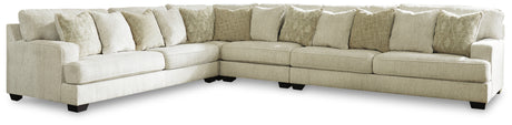 Furniture City Houma - Ashley Furniture - Rawcliffe Sectional - LAF 3-Piece Sectional / Parchment - 19604S1