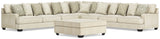 Furniture City Houma - Ashley Furniture - Rawcliffe 5-Piece Sectional and Oversized Ottoman - 5-Piece Sectional and Oversized Ottoman - 19604U4