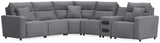 Modmax II - Reclining Sectional - Salt And Pepper
