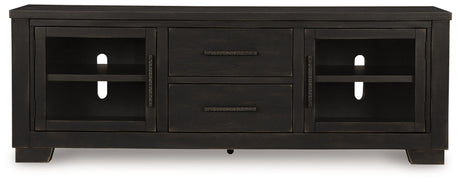 Galliden - Extra Large TV Stand - Black