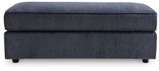 Albar Place - Oversized Accent Ottoman - Cobalt