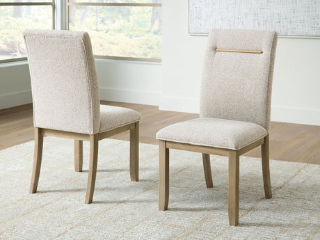 Lasinger - Dining Upholstered Side Chair (Set of 2) - Light Brown
