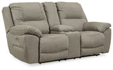 Next-Gen Gaucho - DBL REC PWR Loveseat w/Console - Putty