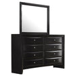Furniture City Houma - Coaster - Briana 8-drawer Dresser with Mirror Black - 200703M