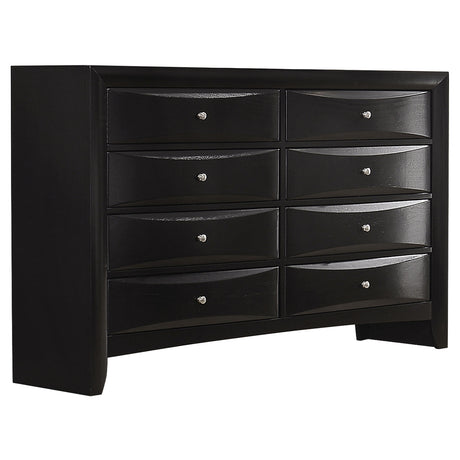 Furniture City Houma - Coaster - Briana 8-drawer Dresser Black - 200703