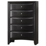 Furniture City Houma - Coaster - Briana 5-drawer Bedroom Chest Black - 200705