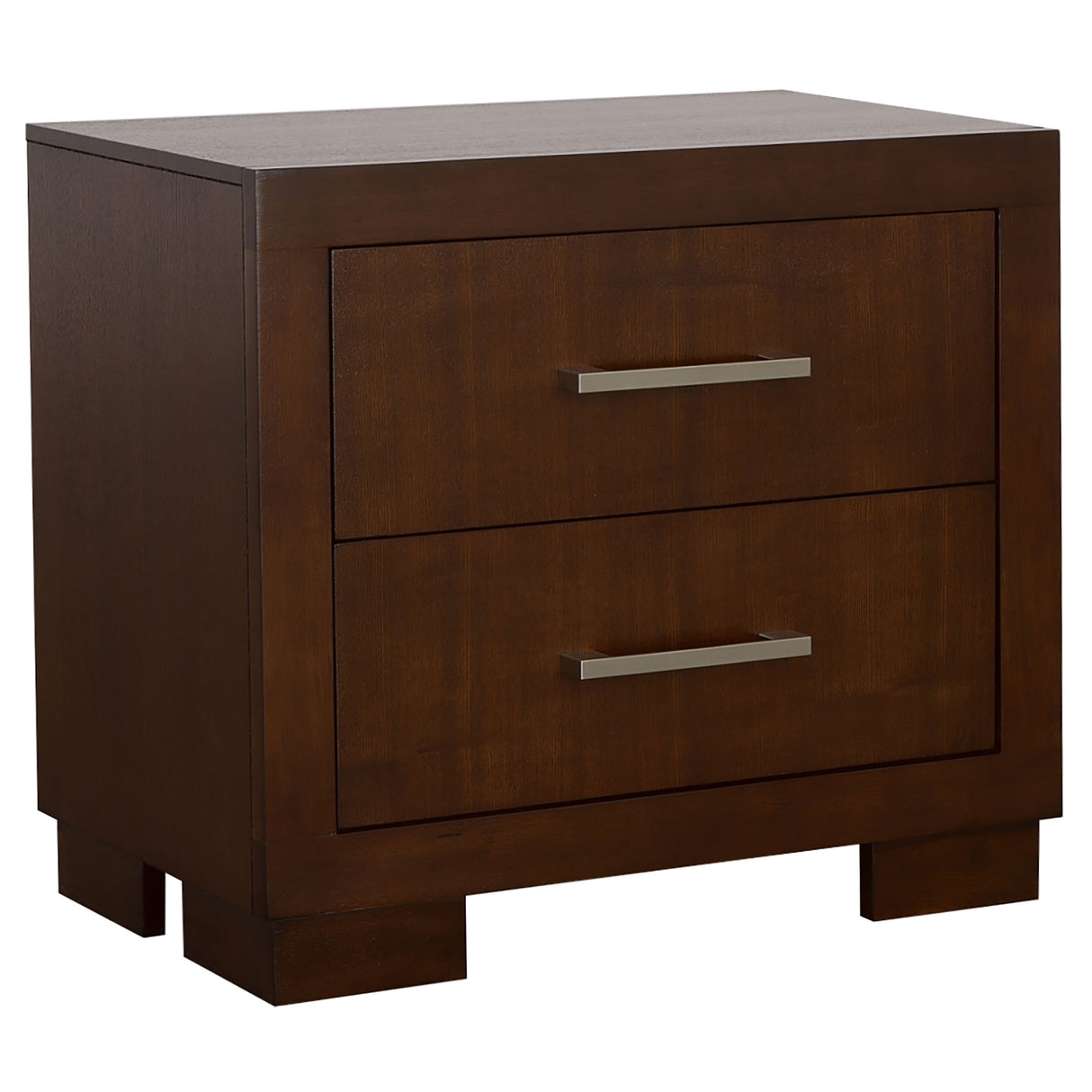 Furniture City Houma - Coaster - Jessica 2-drawer Nightstand Cappuccino - 200712