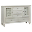 Furniture City Houma - Coaster - Sandy Beach 11-drawer Dresser Cream White - 201303