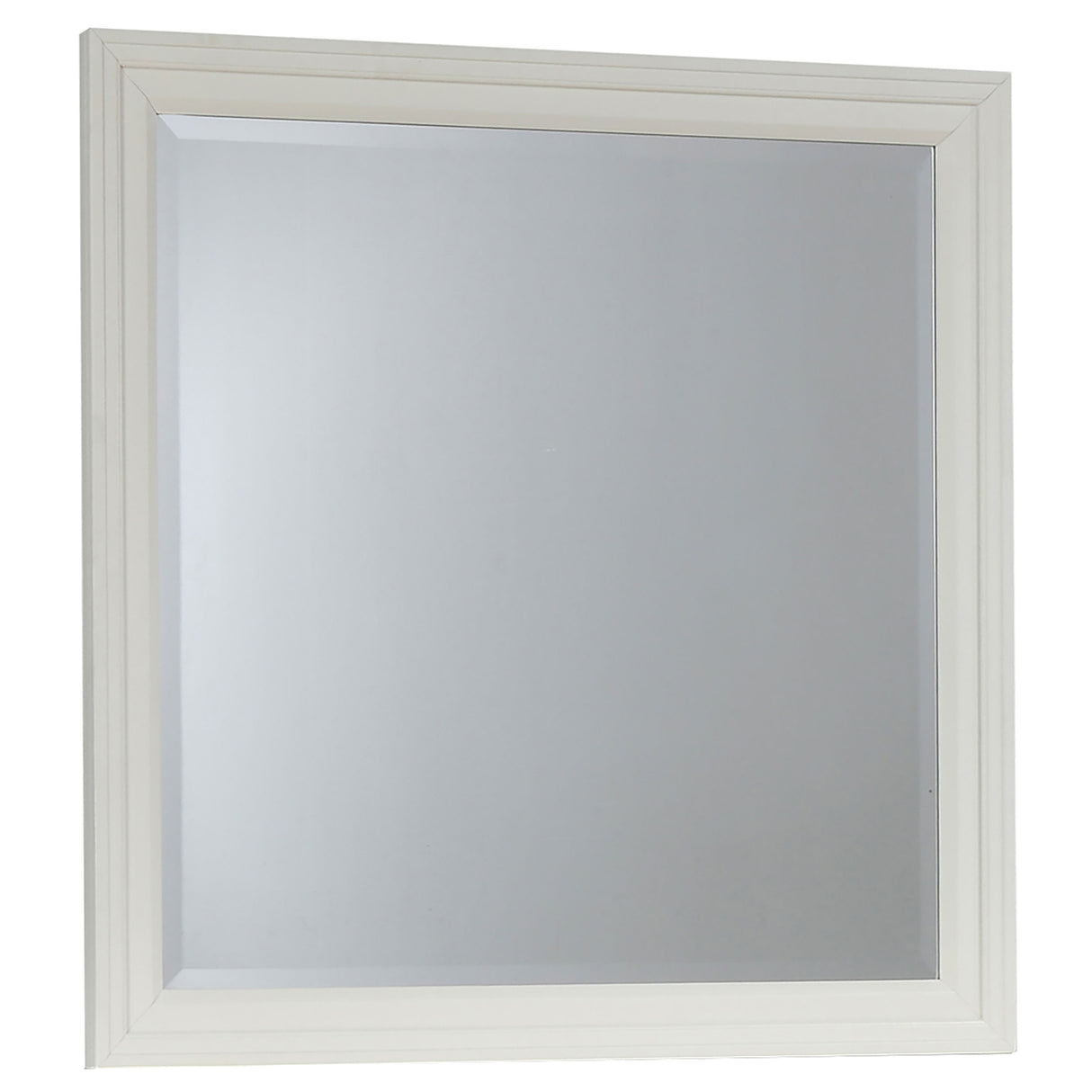 Furniture City Houma - Coaster - Sandy Beach Dresser Mirror Cream White - 201304