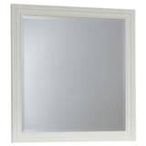 Furniture City Houma - Coaster - Sandy Beach Dresser Mirror Cream White - 201304