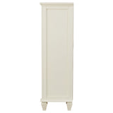Sandy Beach 5-drawer Bedroom Chest Cream White