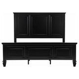 Sandy Beach 4-piece California King Bedroom Set Black