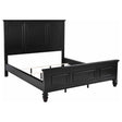 Furniture City Houma - Coaster - Sandy Beach 63-inch California King Wood Panel Bed Black - 201321KWN