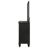 Sandy Beach 11-drawer Dresser with Mirror Black
