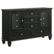 Furniture City Houma - Coaster - Sandy Beach 11-drawer Dresser Black - 201323