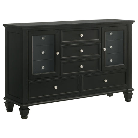 Furniture City Houma - Coaster - Sandy Beach 11-drawer Dresser Black - 201323