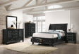 Furniture City Houma - Coaster - Sandy Beach 5-piece Eastern King Bedroom Set Black - 201329KE-S5