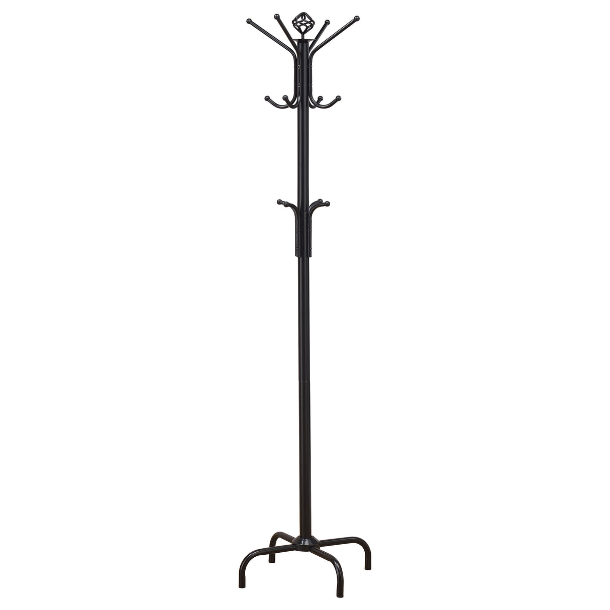 Furniture City Houma - Coaster - Collier 12 Hook Freestanding Coat Rack Hat Hanger Black - 2019