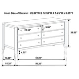 Carlton 4-piece Twin Bedroom Set Cappuccino