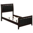 Furniture City Houma - Coaster - Carlton Wood Twin Panel Bed Cappuccino - 202091T