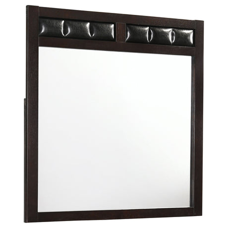 Furniture City Houma - Coaster - Carlton Dresser Mirror Cappuccino - 202094