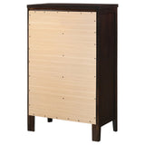 Carlton 5-drawer Bedroom Chest Cappuccino