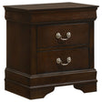 Furniture City Houma - Coaster - Louis Philippe 2-drawer Nightstand Cappuccino - 202412