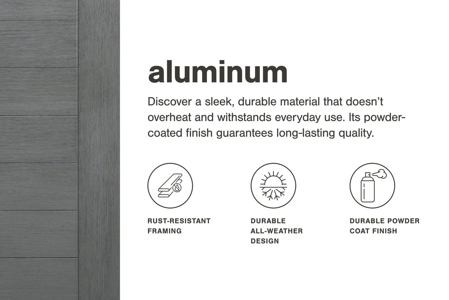 Beachcroft Outdoor Dining Table with 4 Chairs and Bench