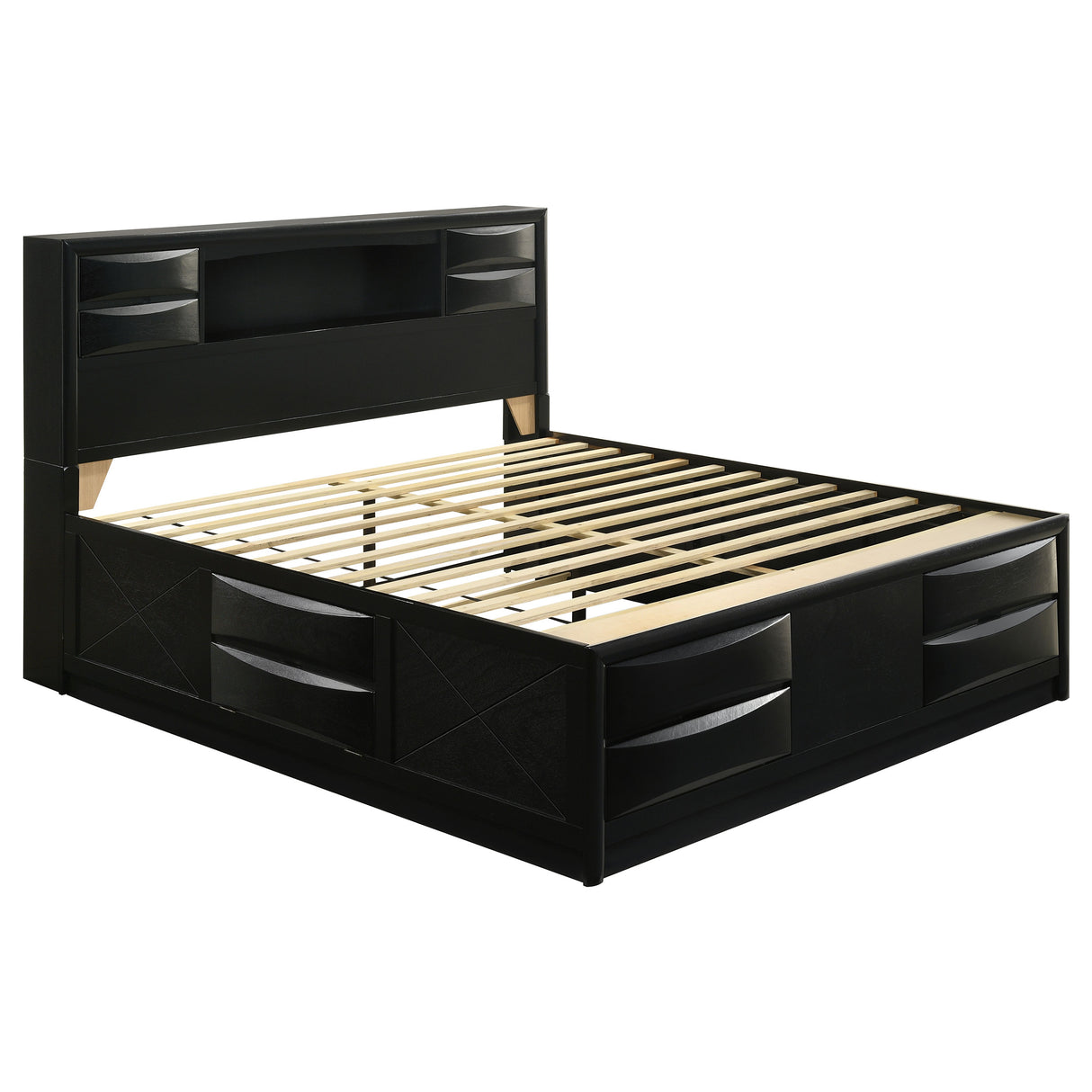 Briana 4-piece Eastern King Bedroom Set Black