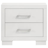 Jessica 2-drawer Nightstand Snow White