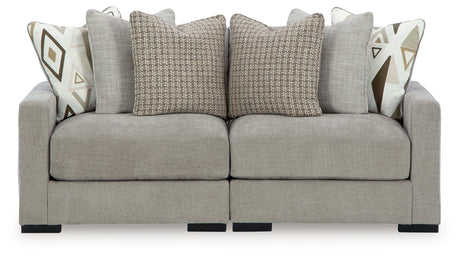 Aslan Court 2-Piece Loveseat Sectional
