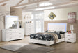 Furniture City Houma - Coaster - Felicity 5-piece Full Bedroom Set White High Gloss - 203500F-S5L