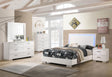 Furniture City Houma - Coaster - Felicity 5-piece Full Bedroom Set White High Gloss - 203500F-S5