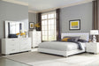 Furniture City Houma - Coaster - Felicity 5-piece Eastern King Bedroom Set White High Gloss - 203500KE-S5