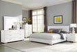 Furniture City Houma - Coaster - Felicity 5-piece California King Bedroom Set White Gloss - 203500KW-S5L