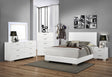 Furniture City Houma - Coaster - Felicity 5-piece Queen Bedroom Set White High Gloss - 203501Q-S5L