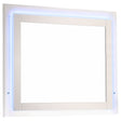 Furniture City Houma - Coaster - Felicity Wood LED Dresser Mirror White High Gloss - 203504LED