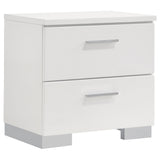 Felicity 5-piece Eastern King Platform Bedroom Set White
