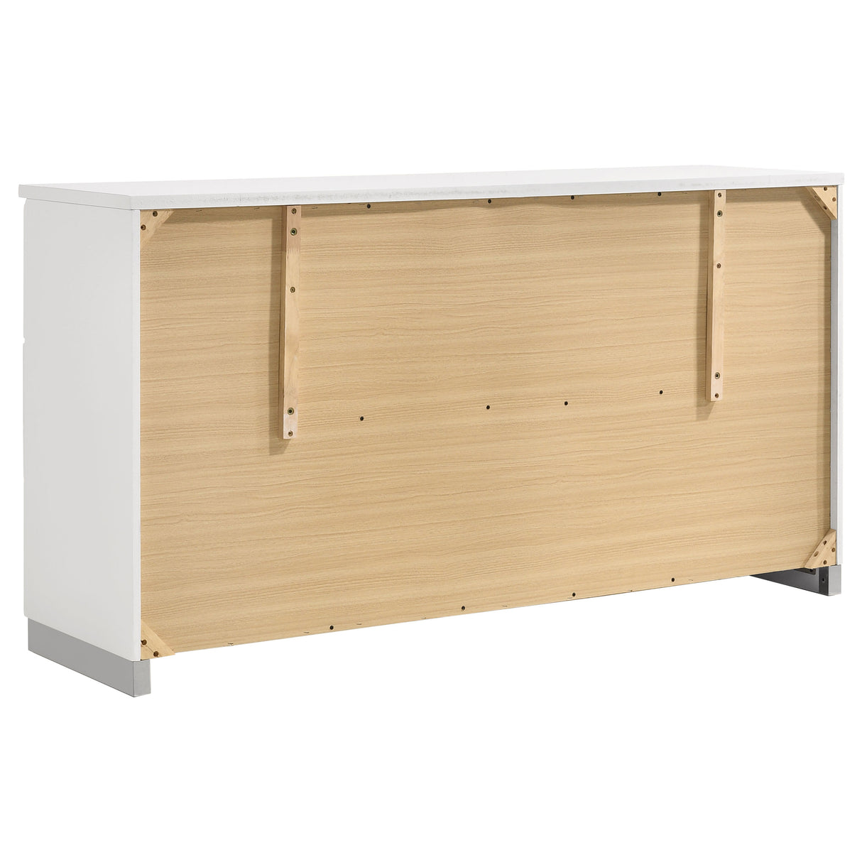 Felicity 5-piece Eastern King Platform Bedroom Set White